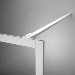 Sealskin Contour Inloopdouche Type A3 118x200 Cm, 6 Mm Helder Veiligheidsglas Met Antikalklaag Mat Wit -Sealskin 123 1202