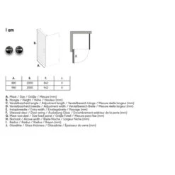 Sealskin Douchecabine Met Swingdeur I AM 100x200 Cm Chroom -Sealskin 123 1254