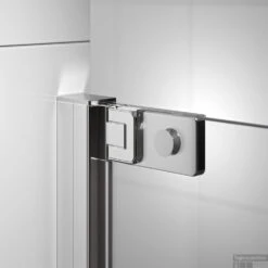 Draaideur In Nis Helder Veiligheidsglas Met Antikalklaag Sealskin Inc. 90x200 Cm Zilver Hoogglans -Sealskin 8720314709322 4