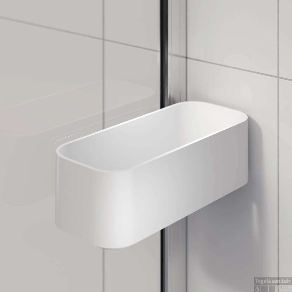 Inloopdouche Sealskin Inc. Type A1 Met Douchemand En Helder Veiligheidsglas Met Antikalklaag 140x30x200 Cm Zilver 3 Inloopdouche Sealskin Inc. Type A1 Met Douchemand En Helder Veiligheidsglas Met Antikalklaag 140x30x200 Cm Zilver - Afbeelding 3