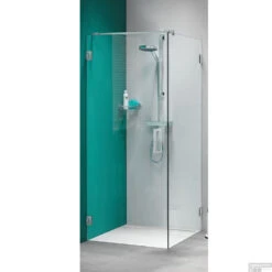 Zijwand Sealskin 'I AM' 100x200cm Chroom/Zilver Antikalk (voor Comb. Met Swingdeur) -Sealskin ck011006335100 zijwand get wet by sealskin i am 100x200cm chroom zilver antikalk shop