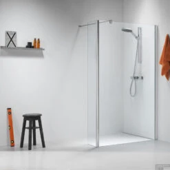 Inloopdouche By Sealskin Impact Type A1 120x195 Cm Chroom/Zilver Helder Glas