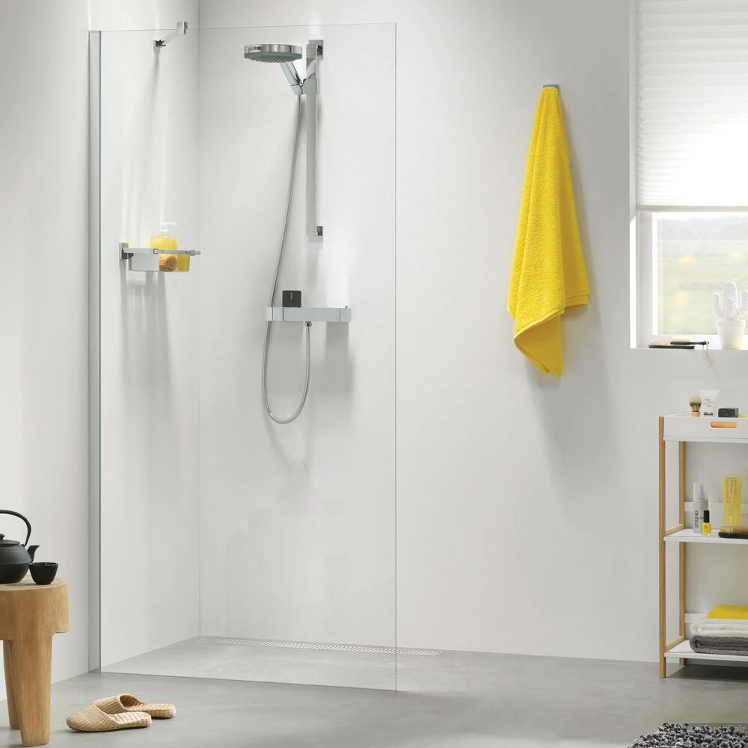 Inloopdouche Sealskin Type A3 90x195 Cm Zilver Hoogglans Helder Glas - Afbeelding 2