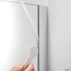 Inloopdouche Sealskin Type A3 90x195 Cm Zilver Hoogglans Helder Glas -Sealskin cpa3090d260100 inloopdouche sealskin type a3 90x195cm zilver hoogglans helder glas 2