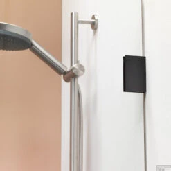 Voorkant -Sealskin ika10906195100 inloopdouche get wet by sealskin i am type a1 90x200 cm zwart helder antikalk 2