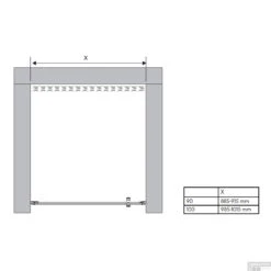 Nisdeur Sealskin Hooked Omkeerbaar 100x200 Cm Zilver -Sealskin nisdeur sealskin hooked omkeerbaar 100x200 cm zilver 8720198000829 1 tech