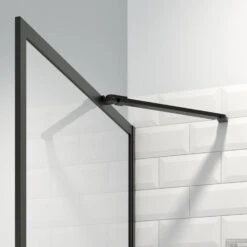 Sealskin Contour Inloopdouche A3 100x200 Cm 6mm Helderglas Mat Zwart -Sealskin sealskin get wet contour inloopdouche a3 100x200 cm 6mm helderglas mat zwart 3