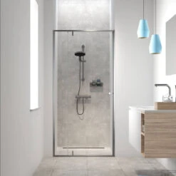 Sealskin Contour Nisdeur 100x200 Cm 6mm Helderglas RVS